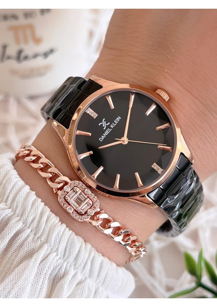 Çelik Kordon 3 Atm Suya Dayanıklı Özel Tasarım Kadın Kol Saat+Bileklik VS.BLKT.0493