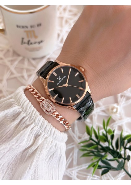 Çelik Kordon 3 Atm Suya Dayanıklı Özel Tasarım Kadın Kol Saat+Bileklik VS.BLKT.0493 fiyatları