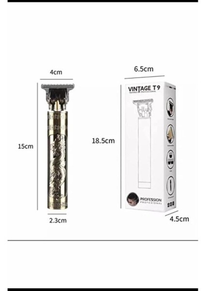 Şarjlı Erkek Tıraş Makinesi, Metal, 4 Farklı Kesim Tarağı fırsatları