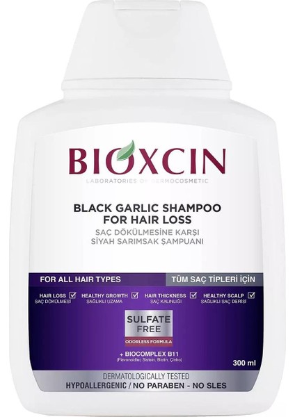 Siyah Sarımsak Şampuanı 300 ml