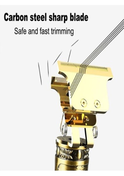 Vintage T9 Tıraş Makinesi, Profesyonel Saç ve Sakal Düzeltici