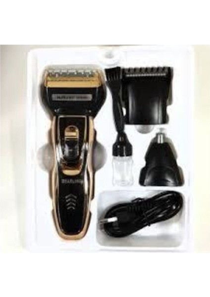 Beyaz Fonksiyonlu Erkek Bakım Seti, Saç ve Sakal Tıraş Cihazı