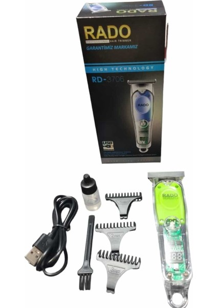 Turuncu Fonksiyonlu Saç ve Sakal Tıraş Makinesi RD-3706 fiyatları