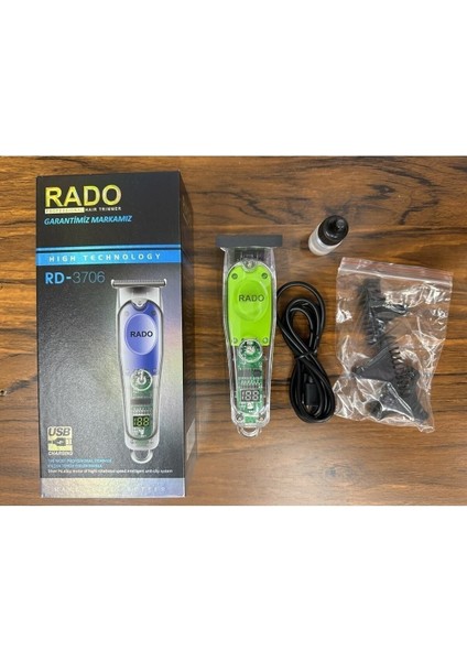 Turuncu Fonksiyonlu Saç ve Sakal Tıraş Makinesi RD-3706 modelleri