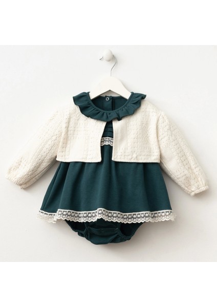 9010 Mnz Marka Victoria Romper Tulum Kız 3-12 Ay Kız