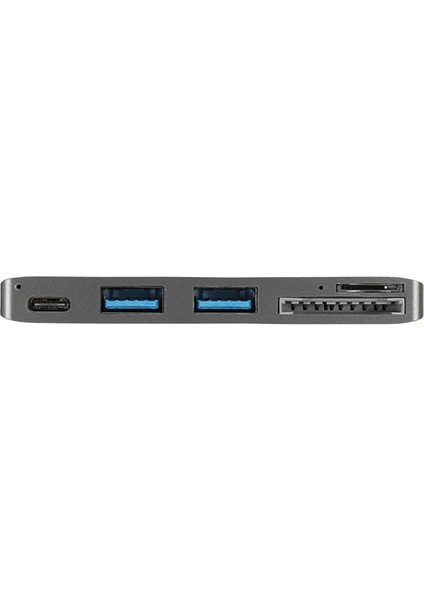 Ally 5 In1 Usb-C Hub 3.0 Type-C Şarj Kart Reader Type-C Bütün Cihazlar Için-(5 - HNK1353-9778