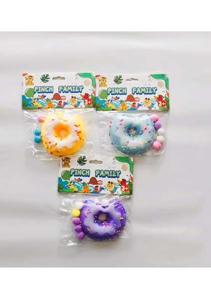 1 Adet Donut Squishy Oyuncağı Sukuşi (8x6,5cm) Rastgele Renk fiyatları
