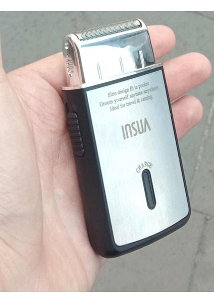 Gümüş Seyahat Uygun Tıraş Makinesi, USB Şarjlı, Alüminyum Metal Gövde fiyatları