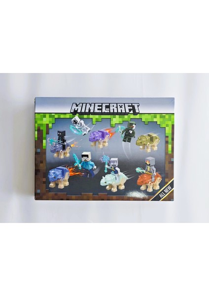 Minecraft Dinosaur Mods 12'li Figür Set fırsatları