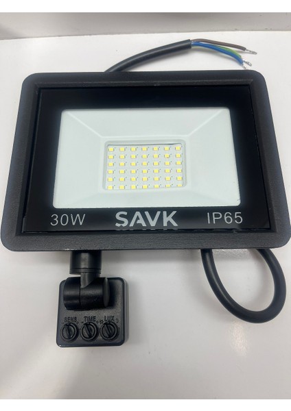 Sensörlü LED Projektör 30 Watt 6500K Beyaz Işık Şavk fiyatları