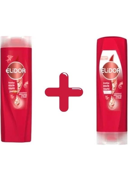 Keratin Serisi Şampuan+Saç Kremi