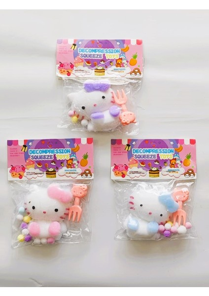 1 Adet Hello Kitty Squishy Oyuncağı Sukuşi (8x6,5cm) Rastgele Renk fiyatları