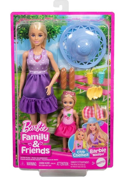 JBF43 Barbie Malibu ve Chelsea ve Aksesuarları