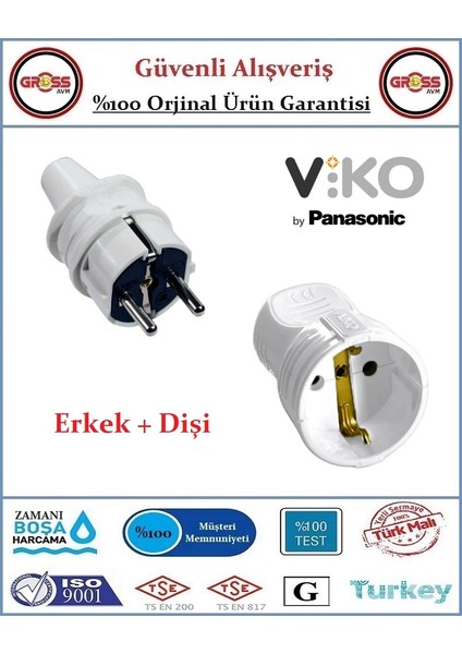 Erkek Fiş + Dişi Fiş - Ikisi Bir Arada - Topraklı - Orjinal Ürün fiyatları