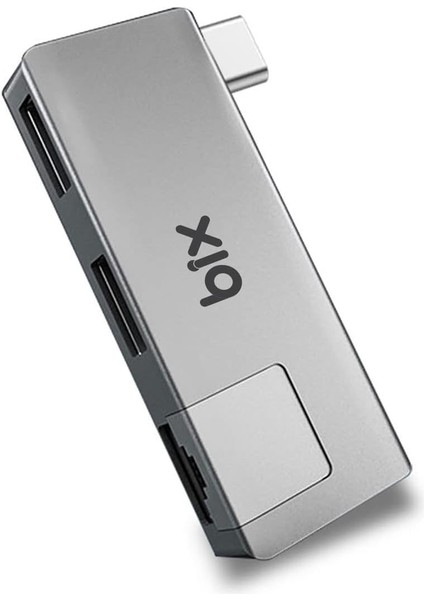 BX21HB Type-C To USB 3.2 USB 2.0 RJ45 Dönüştürücü Adaptör Hub