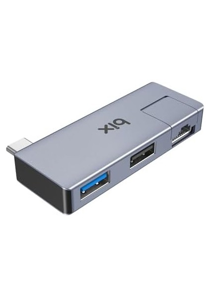 BX21HB Type-C To USB 3.2 USB 2.0 RJ45 Dönüştürücü Adaptör Hub modelleri