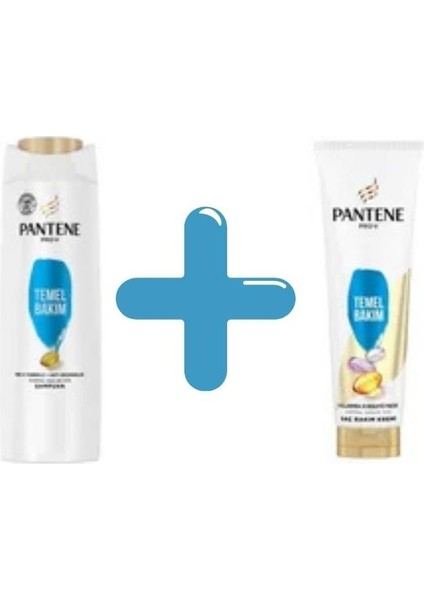 Temel Bakım Şampuanı 1/1 350 ml + Pantene Temel Bakım Saç Kremi 275 ml