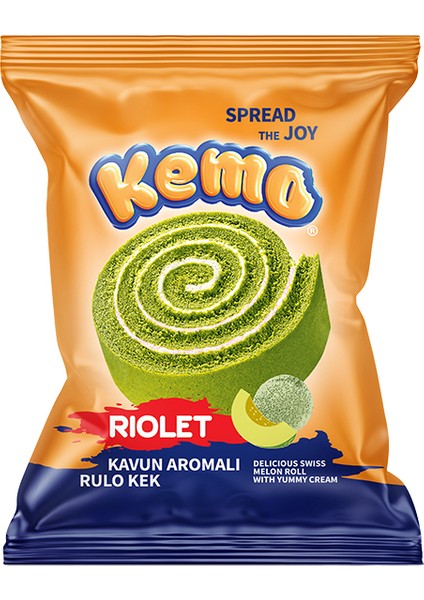 45 gr Rulo Kavunlu Kek 24 Adet