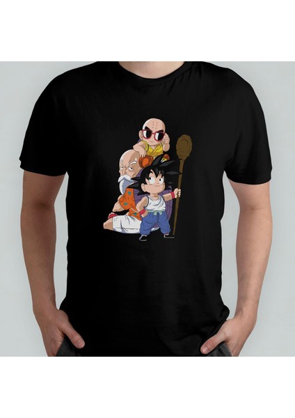 Dragon Ball Son Goku %100 Pamuklu Bisiklet Yaka T-Shirt Model 2