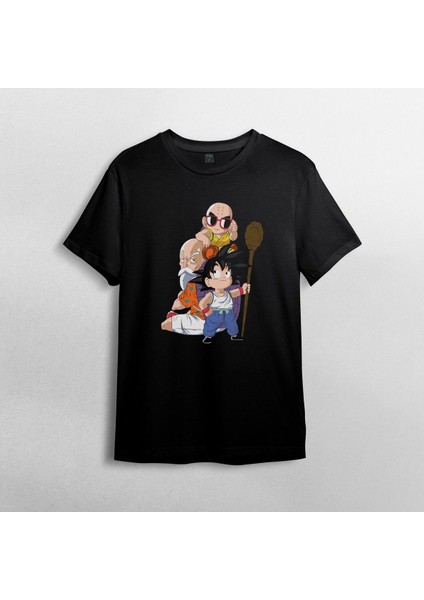 Dragon Ball Son Goku %100 Pamuklu Bisiklet Yaka T-Shirt Model 2 fiyatları