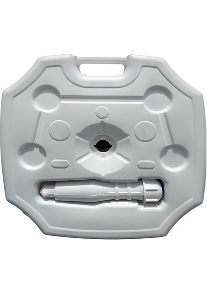 Beyaz 20 Lt Yelken ve Şemsiye Bayrak Bidonu, Dayanıklı ve Kullanışlı Tasarım fiyatları