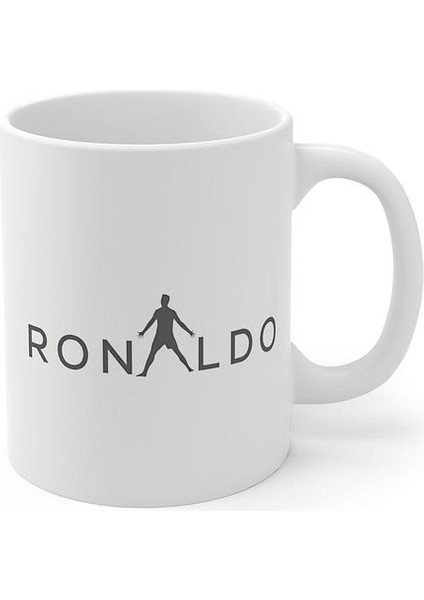 Cristiano Ronaldo - Futbol Özel Tasarım Baskılı Premium Porselen Kupa Bardak