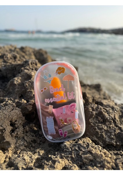 Şeffaf Bikini Çantası Beach Essential Kit Tasarımlı Su Geçirmez Pvc Çanta fırsatları