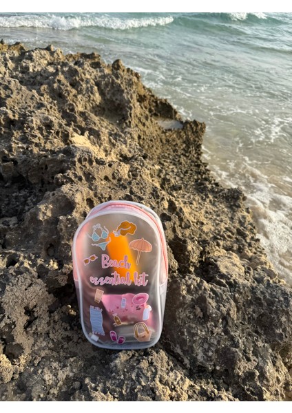 Şeffaf Bikini Çantası Beach Essential Kit Tasarımlı Su Geçirmez Pvc Çanta indirimleri