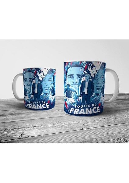 Fransa Milli Futbol Takımı Kupa Bardak Model 2