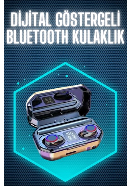 Bluetooth Kulaklık Android ve Ios Uyumlu Anc Özellikli Dijital Şarj Göstergeli