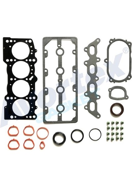 Rıcambıgmt 285 - Üst Takım Contası Viton Eksantrik Keçeli-Subap Lastikli-Skc Li Palio Punto Albea 1.2 16V