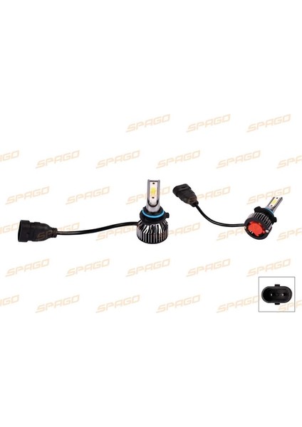 SPAGO-SPG-LED9006 - LED Ampul 8000 Kelvın 12V 9006