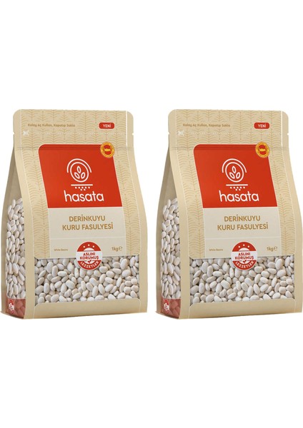 Derinkuyu Kuru Fasulye 1000 gr x 2 Adet