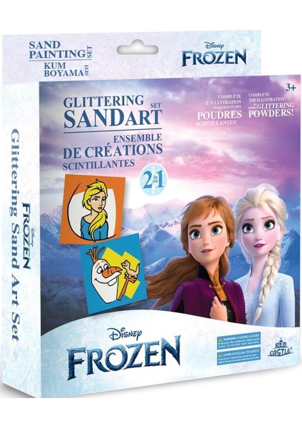 Castle Eğitici ve Eğlenceli Frozen Kum Boyama Seti- Mbk-10