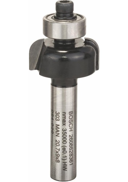 2 608 Aksesuarı 628 361 Profil Freze E 8 Mm, R1 4 Mm, D 20,7 Mm, L9 Mm, G 53 mm