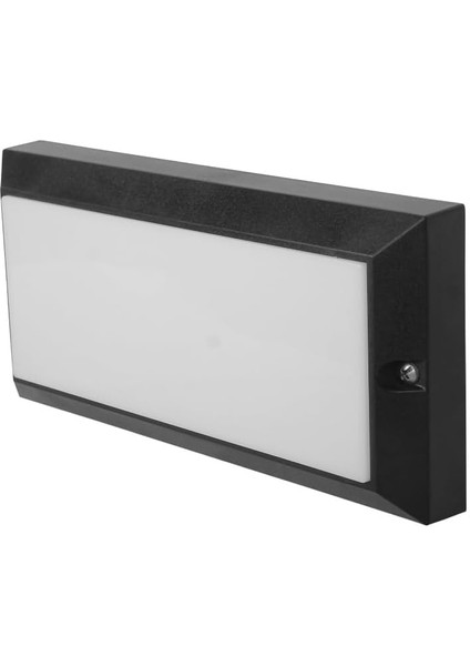 Aydinlatma Led&apos;li Rehber 2&apos;li Set - 15 W - 3000K Gün Işığı (Sarı Işık) - IP54 Dış Mekan Suya Dayanıklı - Duvar, Yol, Merdiven Sı (Siyah) - Kutu Içinde 2 Adet Ürün