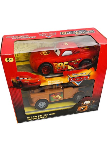 Cars 2li - Şimşek Mcqueen ve Çekici Mater modelleri