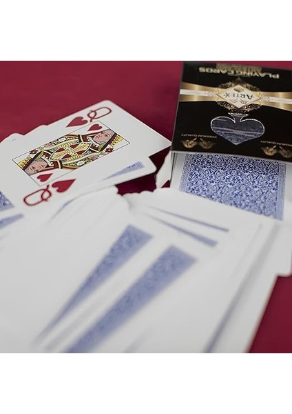 Jumbo Boy Plastik Poker Oyun Kağıdı (Casino Playing Cards) (Mavi) modelleri