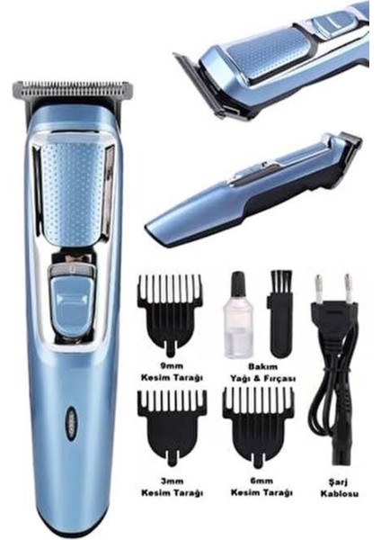 Mavi Şarjlı Tıraş Makinesi, Pratik ve Hafif Tasarım