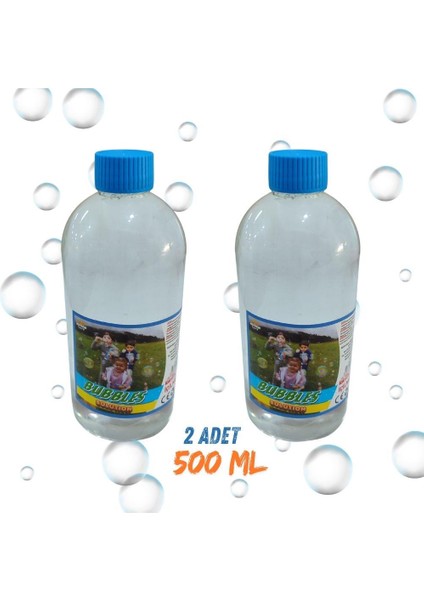 Ikili Köpük Baloncuk Likiti (Baloncuk Solüsyonu) Seti 500 ml x 2