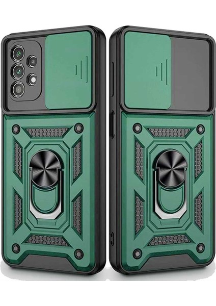 Samsung A71 Uyumlu Kızaklı Kamera Korumalı Tank Kılıf