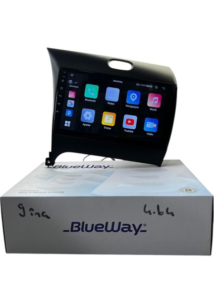 Kia Cerato 2016-2019 Blueway 4-64 Profesyonel Oem Multimedia