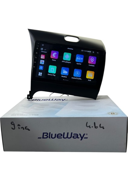 Kia Cerato 2016-2019 Blueway 4-64 Profesyonel Oem Multimedia modelleri