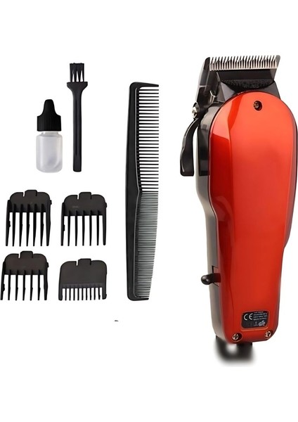 Dört Taraklı 10W Güçlü Motorlu Profesyonel Saç ve Tıraş Makinesi
