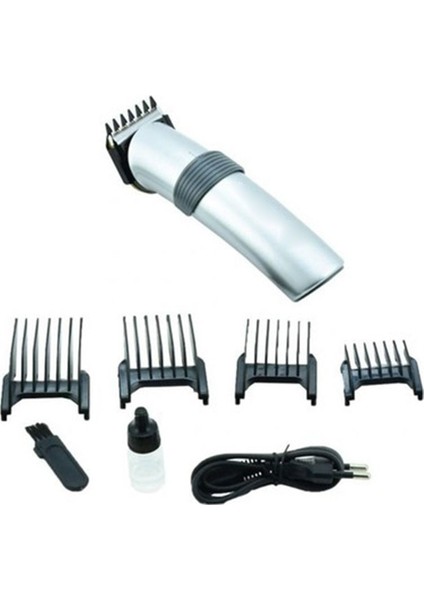 Kullanışlı ve Fonksiyonlu Saç Sakal Tıraş Makinesi, Gümüş , RD-609X