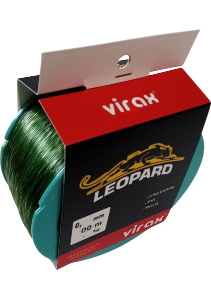 Leopard Yeşil 1000 M Bobin Misina