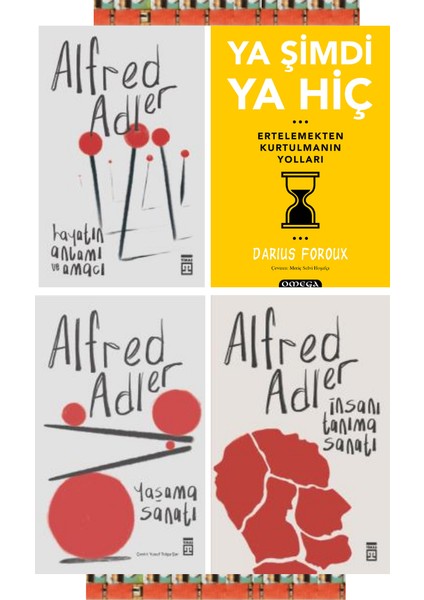 Yaşama Sanatı, Ya Şimdi Ya Hiç, Hayatın Anlamı ve Amacı, Insanı Tanıma Sanatı (4kitap)