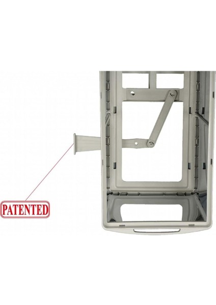 Pelikan 21300 Dolap Içi Çöp Kovası Raylı Paslanmaz Krom 16+1 Lt modelleri