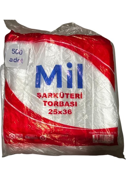 Şarküteri Torbası 25*36 cm 500 Adet
