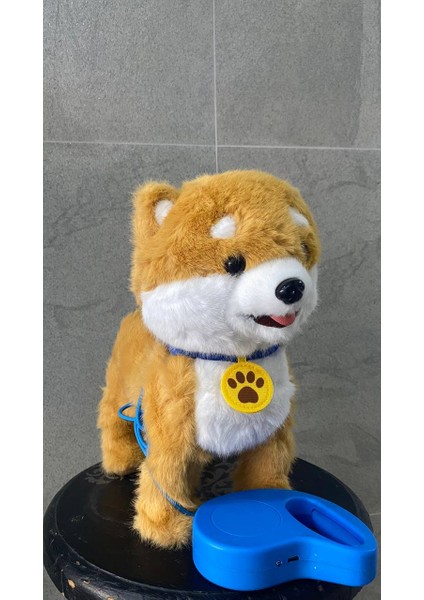 Şarjlı Müzikli Yürüyen Havlayan Yalayan Kuyruk Başını Sallayan Ses Kaydını Tekrarlayan Peluş Köpek